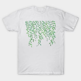 Watercolor Hanging Plants | Greenery Leaves T-Shirt